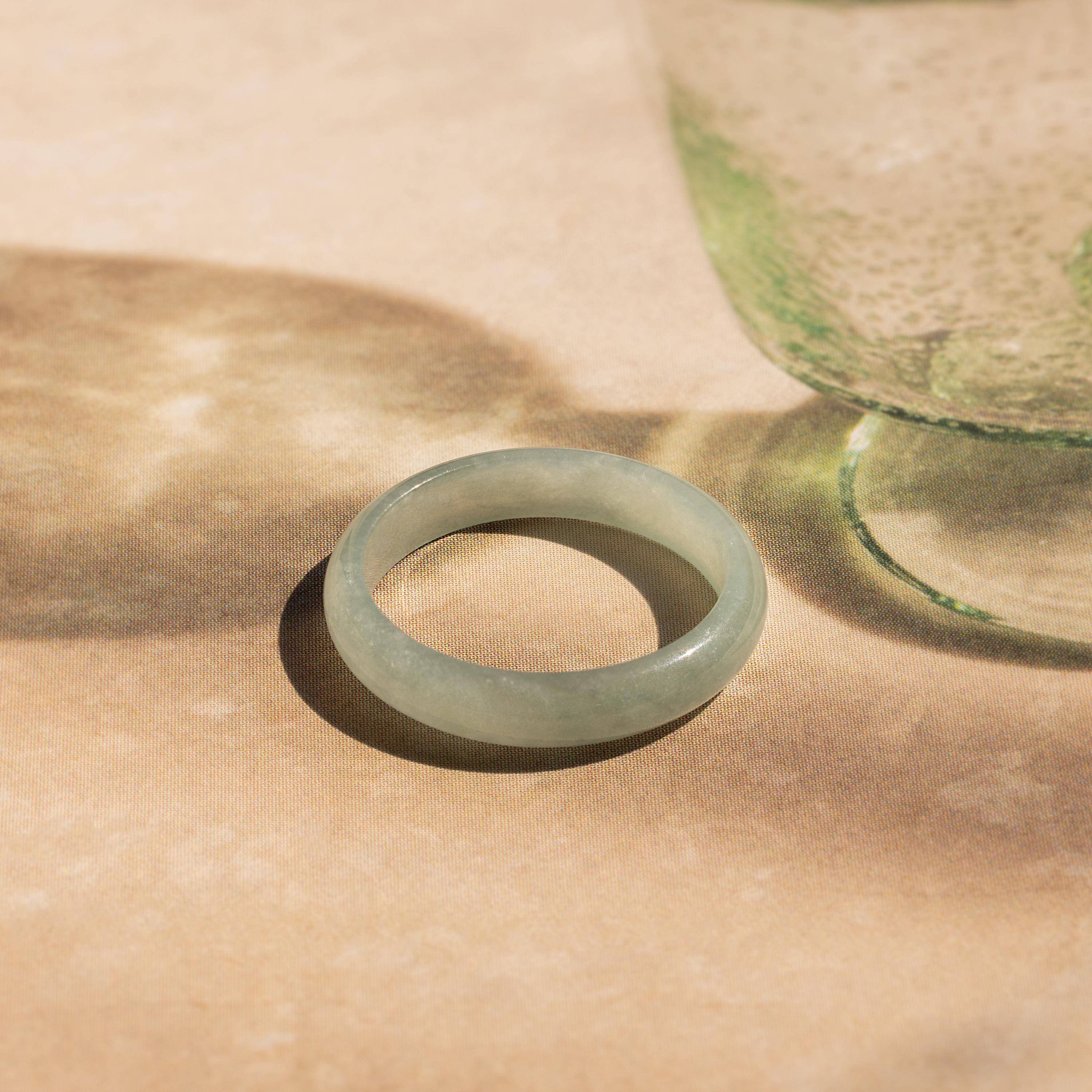Skinny Jade Ring • RR149-Rings-Caitlyn Minimalist
