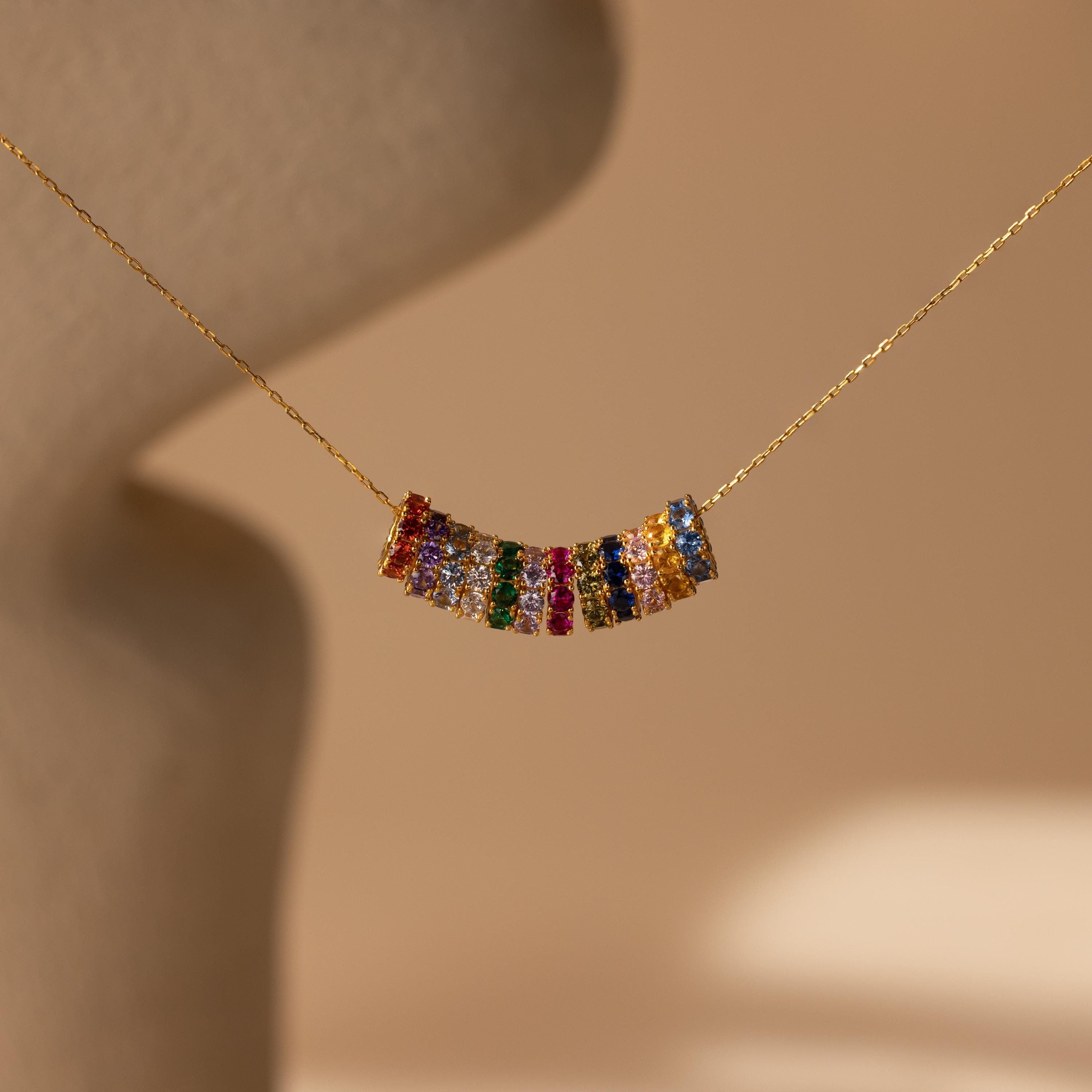 Infinity Sapphire Charm