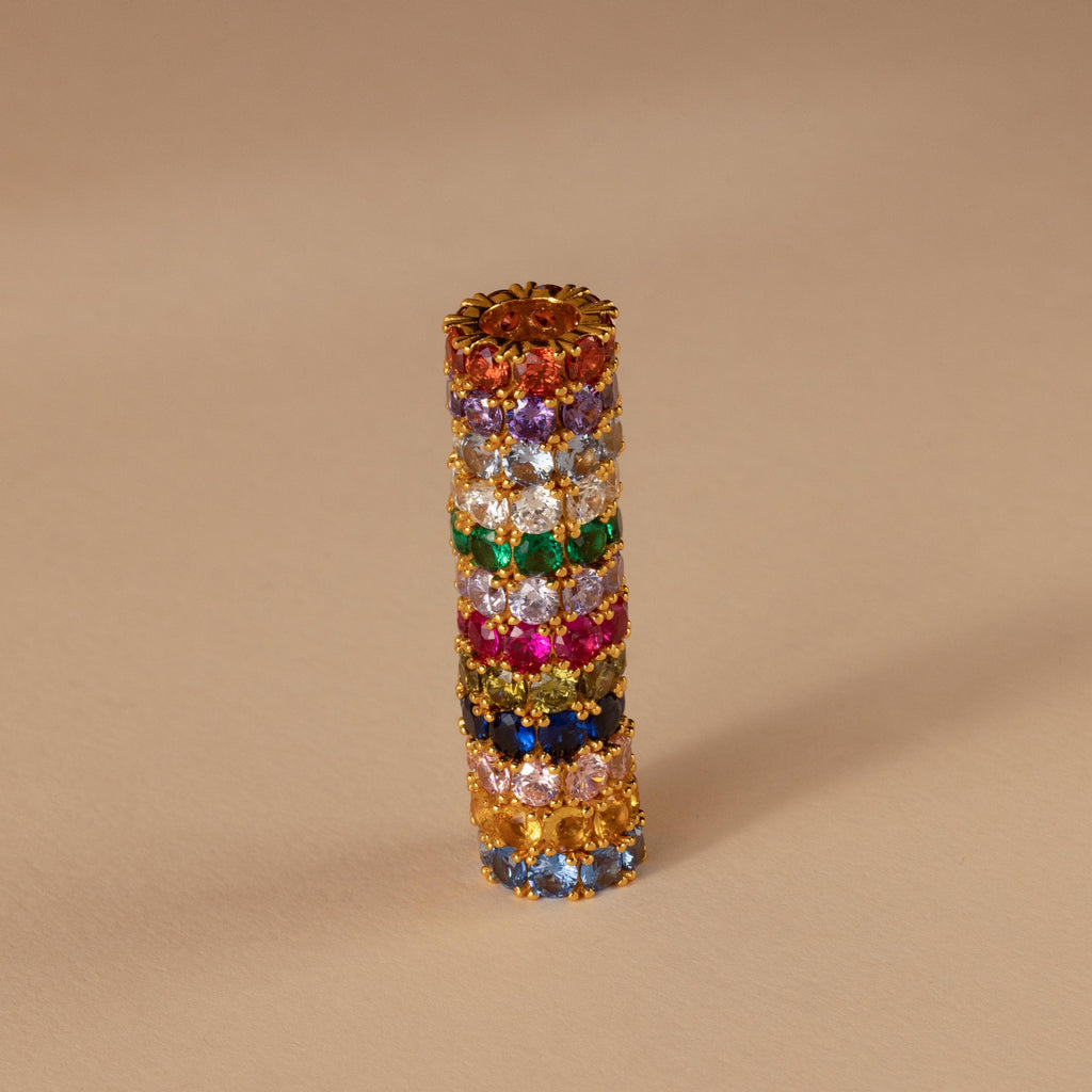 Infinity Sapphire Charm
