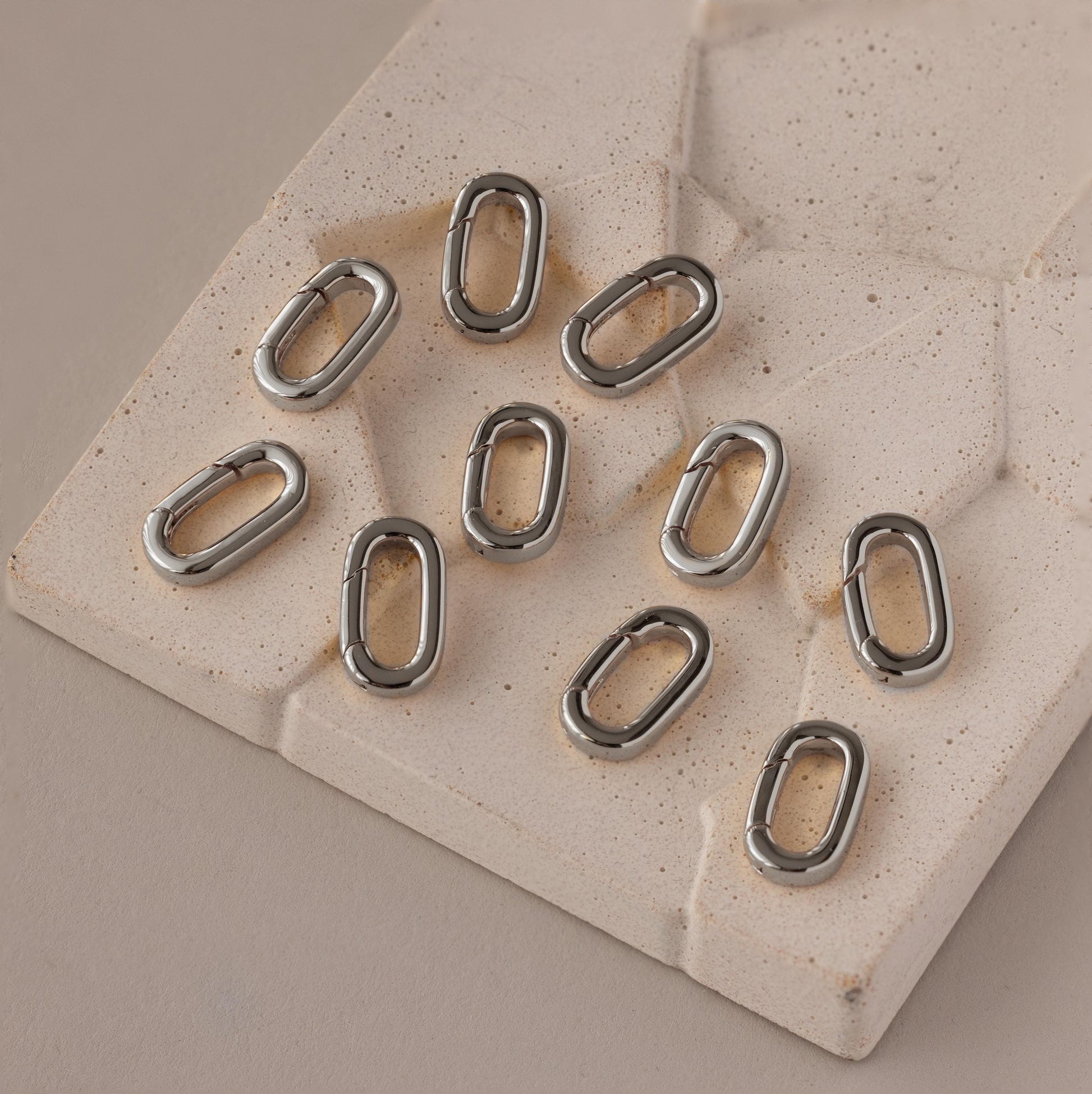 Multipurpose Charm Hoop Clasp Set