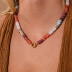 Ember Beaded Charm Necklace