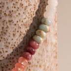 Ember Beaded Charm Necklace in 18K Gold
