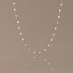 Aurora Pearl Station Necklace