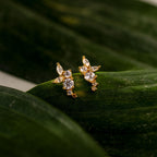 Ombre Cluster Diamond Studs