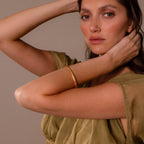 Flow Bangle Bracelet in 18K Gold