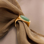 Jade Ellipse Signet Ring