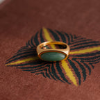 Jade Ellipse Signet Ring