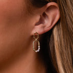 Pearl Adorned Link Studs