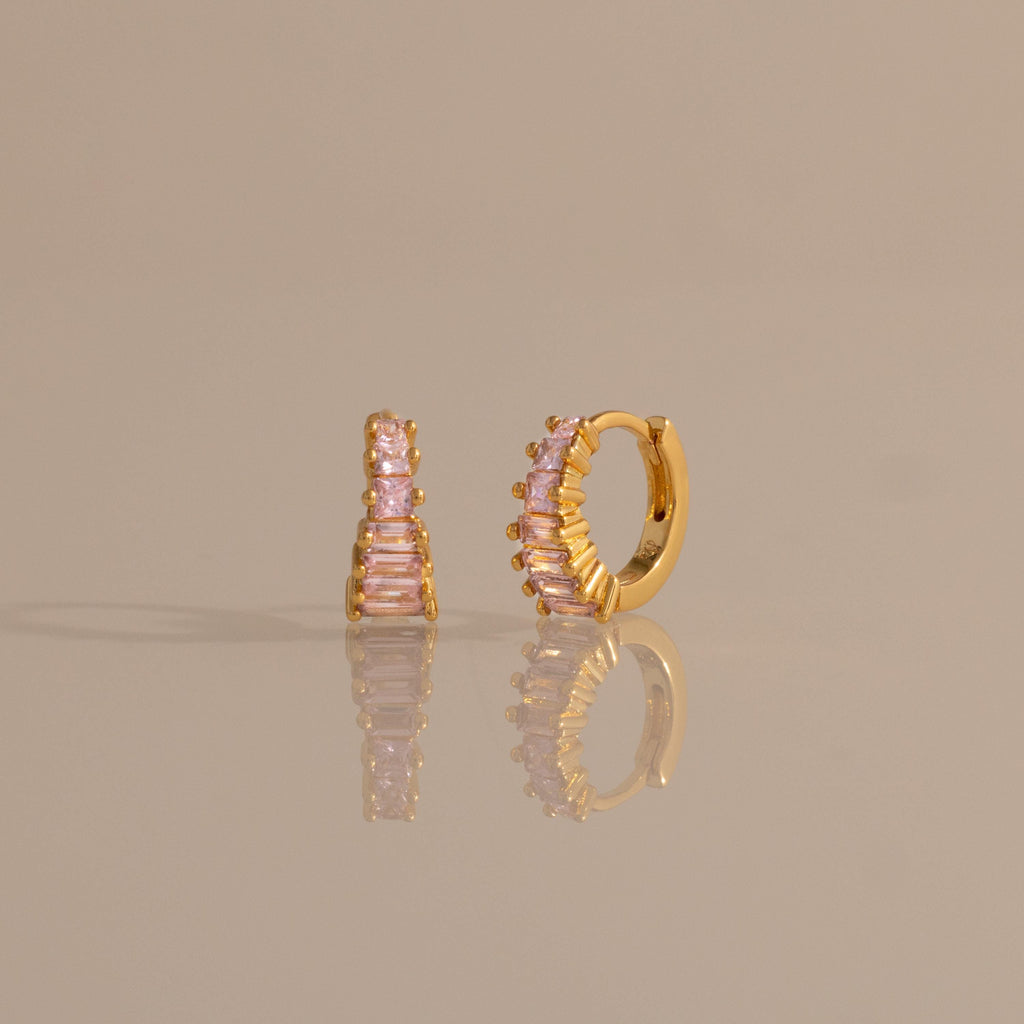 Rose Pink Art Deco Huggies