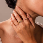 Rose Pink Art Deco Ring