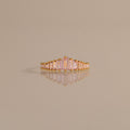 Rose Pink Art Deco Ring