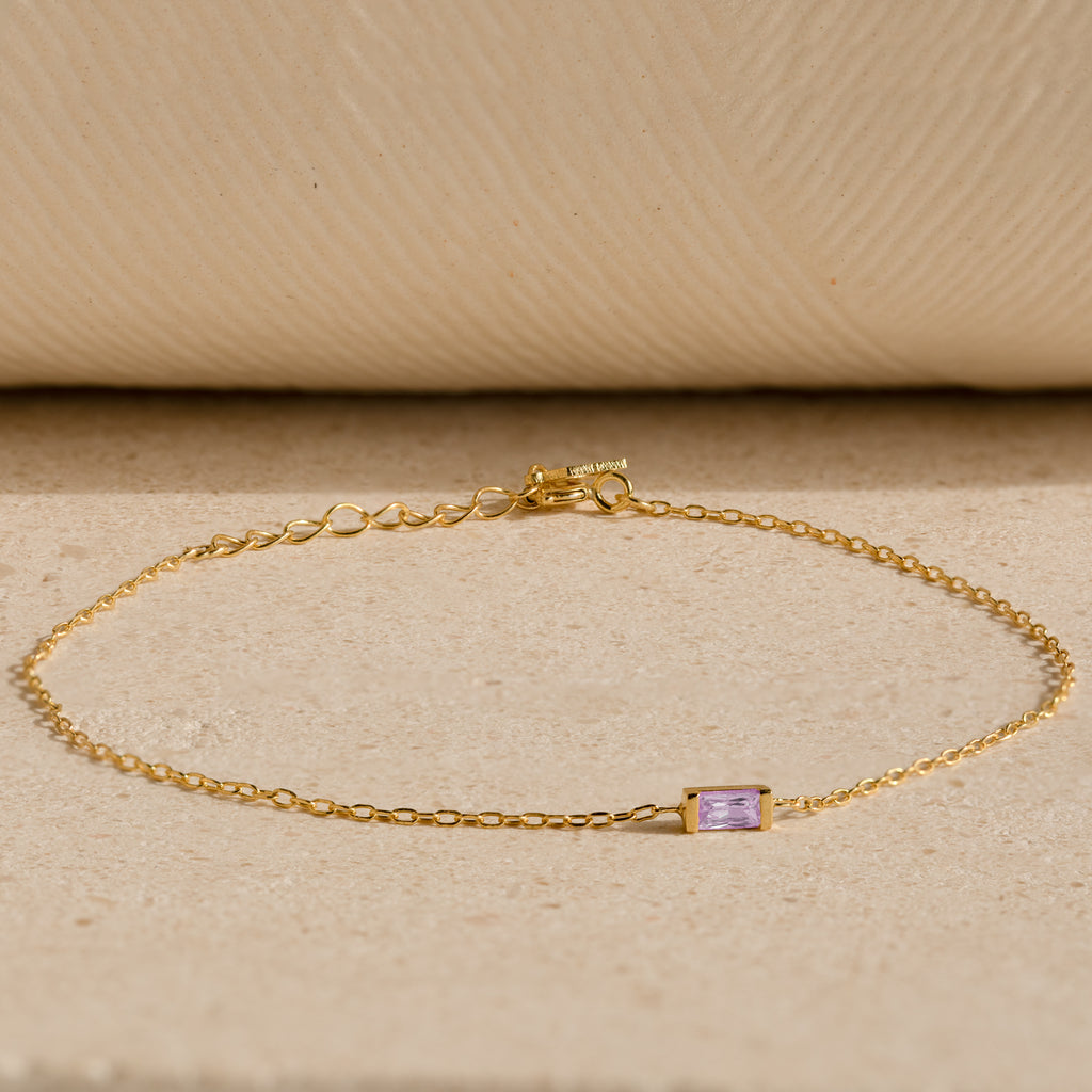 Baguette Alexandrite Bracelet