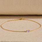 Baguette Alexandrite Bracelet