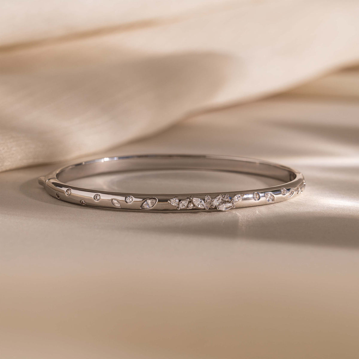 Mixed Diamond Sprinkle Bangle