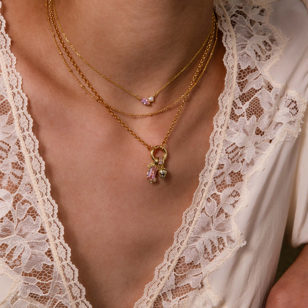 Floral Ruby Charm