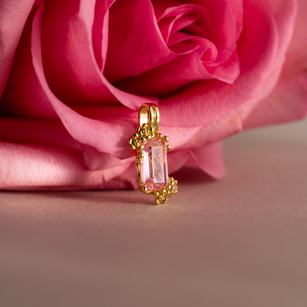 Floral Ruby Charm