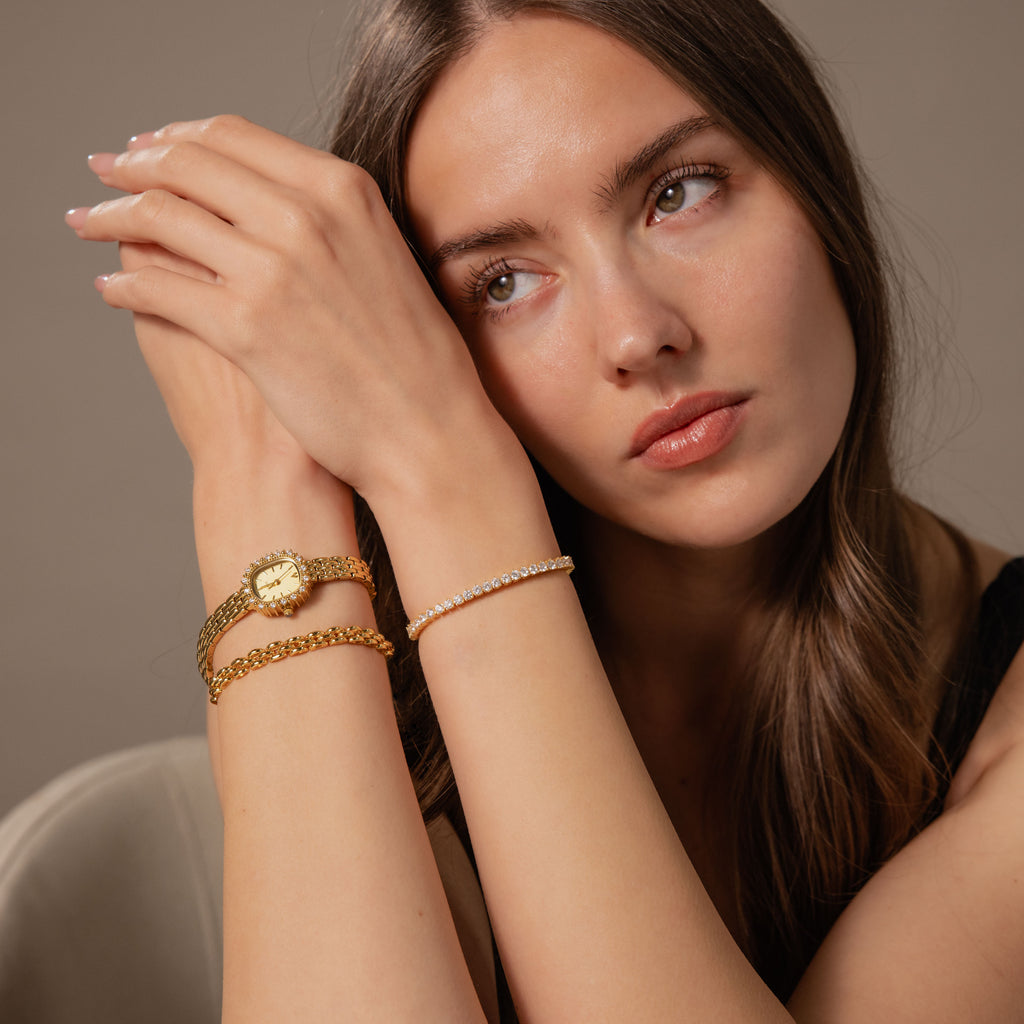 Pulsera de tenis de 3 puntas