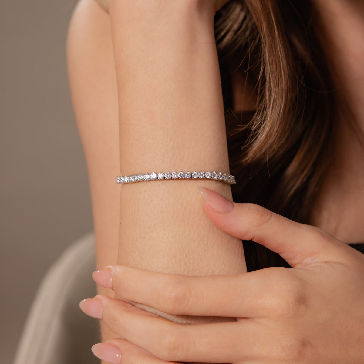 Pulsera de tenis de 3 puntas
