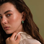 Jade Teardrop Studs