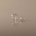 Duo Diamond Ear Cuffs in Silver