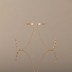 Diamond Veil Ear Cuffs in 18K Gold