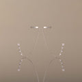 Diamond Veil Ear Cuffs in Silver