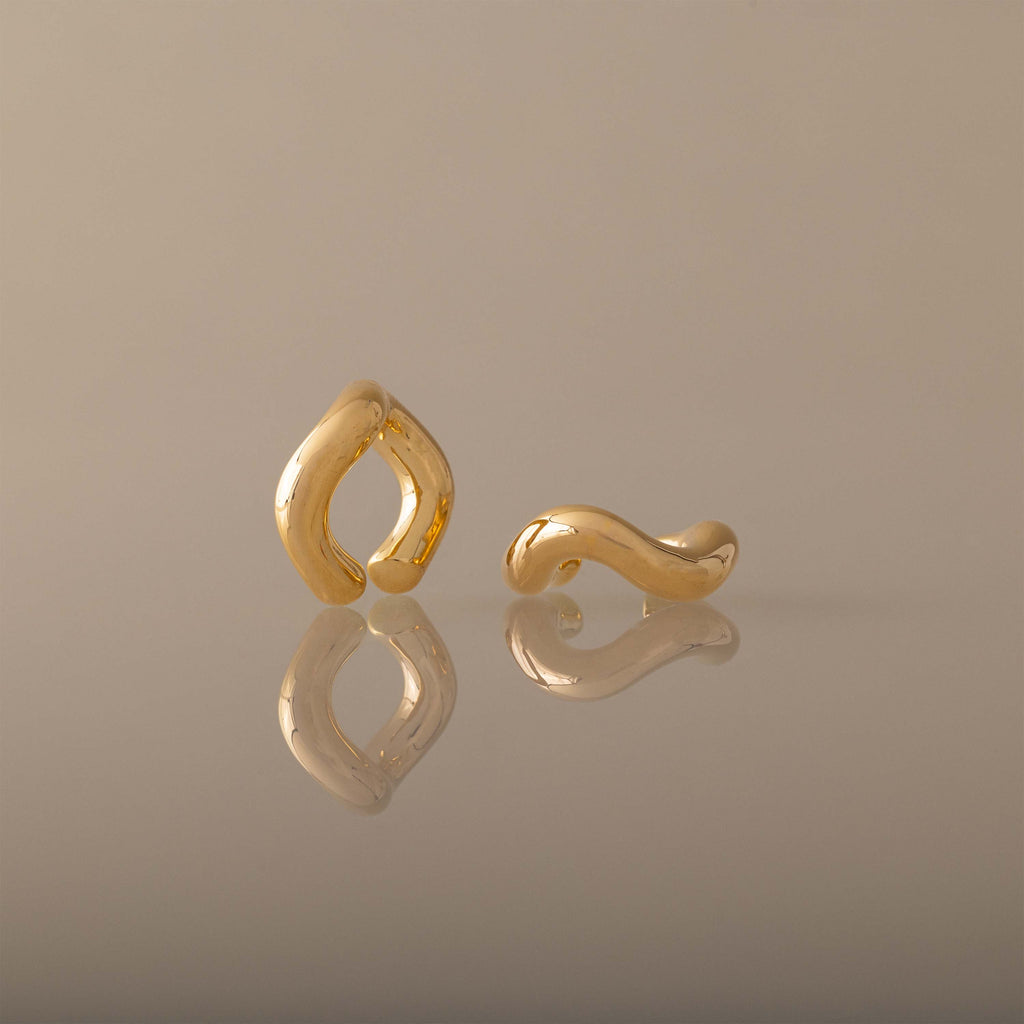 Wavy Ear Cuffs