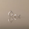 Wavy Ear Cuffs in Silver