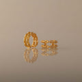 Mariner Link Ear Cuffs in 18K Gold