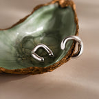 Wavy Ear Cuffs in Silver