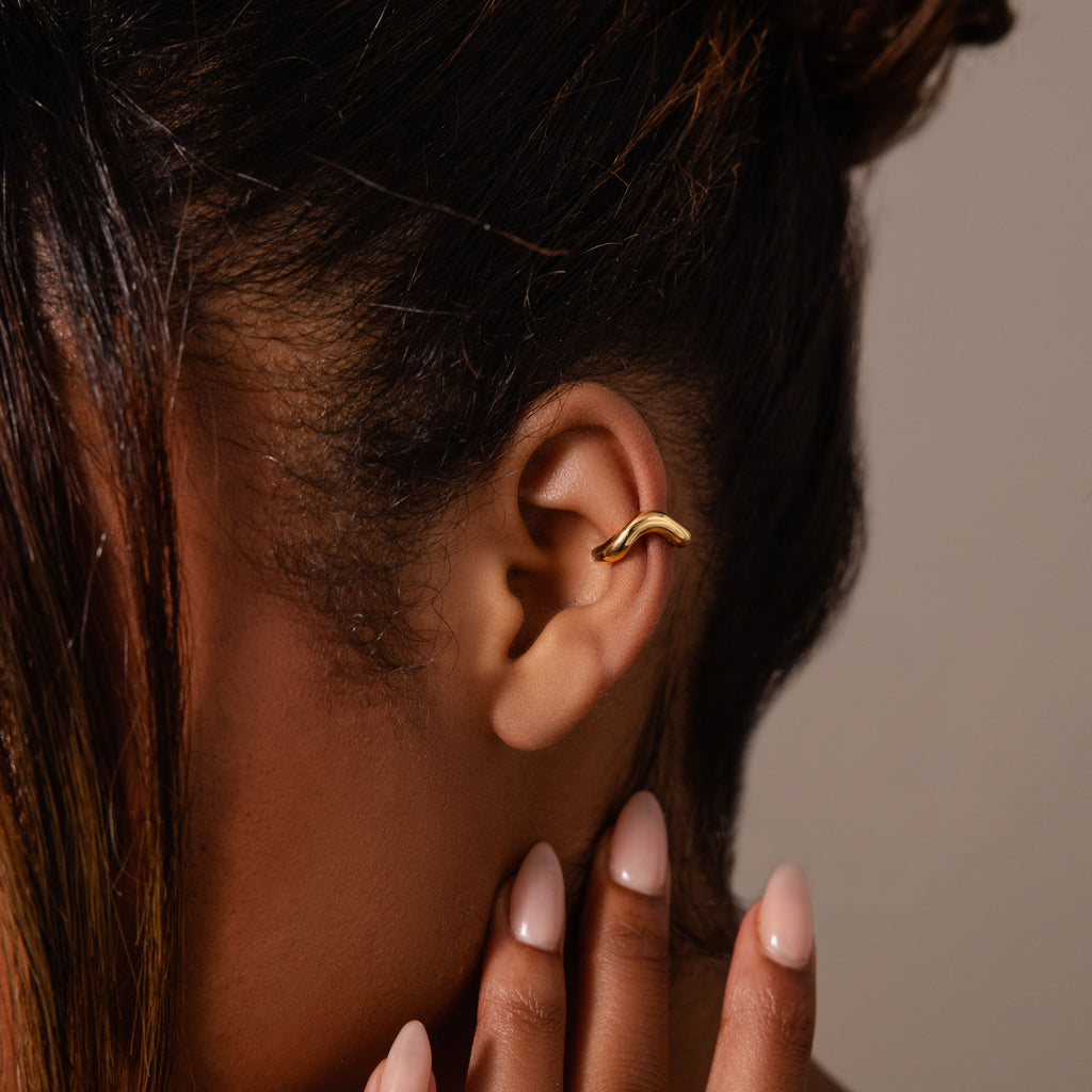 Wavy Ear Cuffs