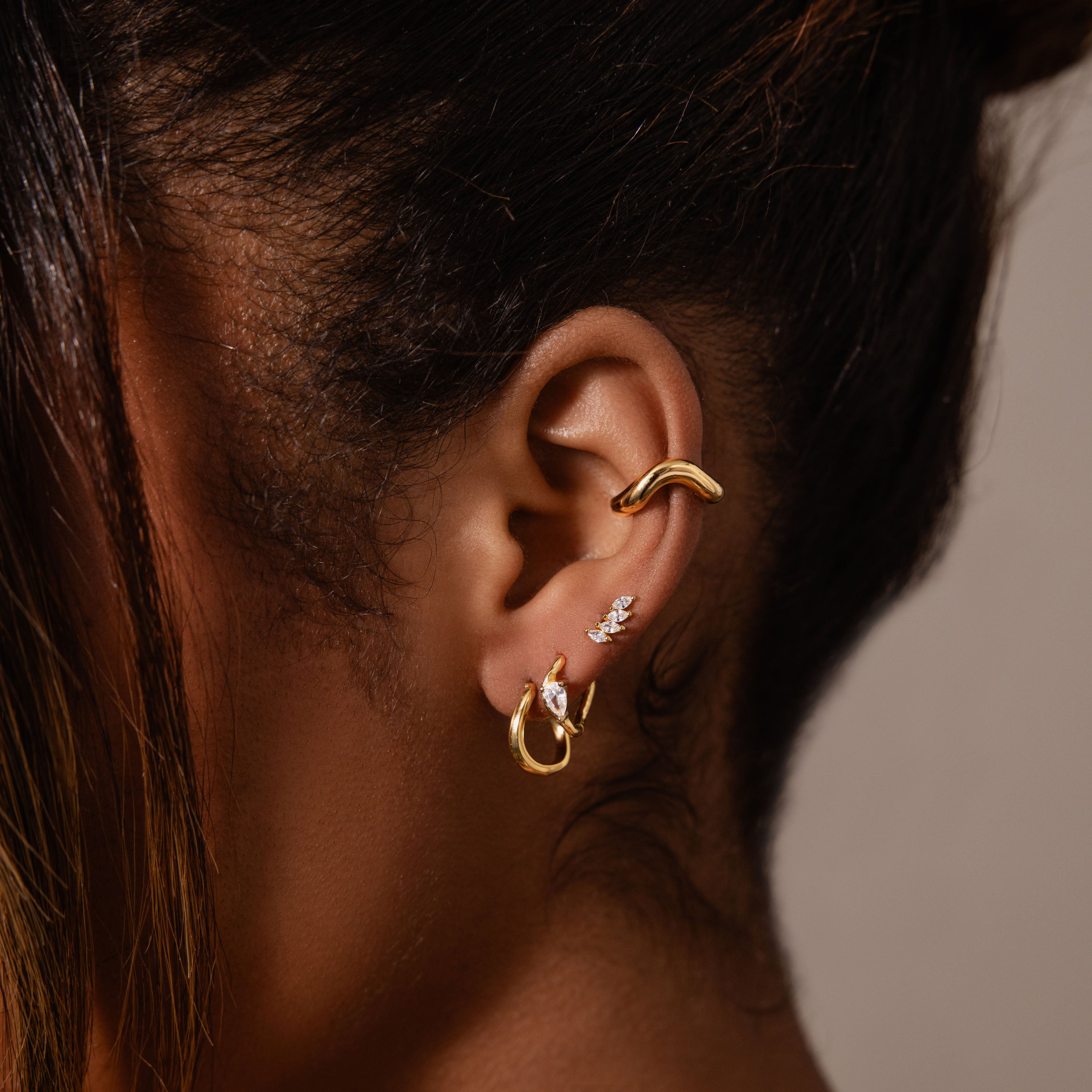 Wavy Ear Cuffs