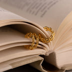 Mariner Link Ear Cuffs in 18K Gold