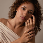 Saturn Art Deco Diamond Ring