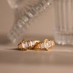 Saturn Art Deco Diamond Ring