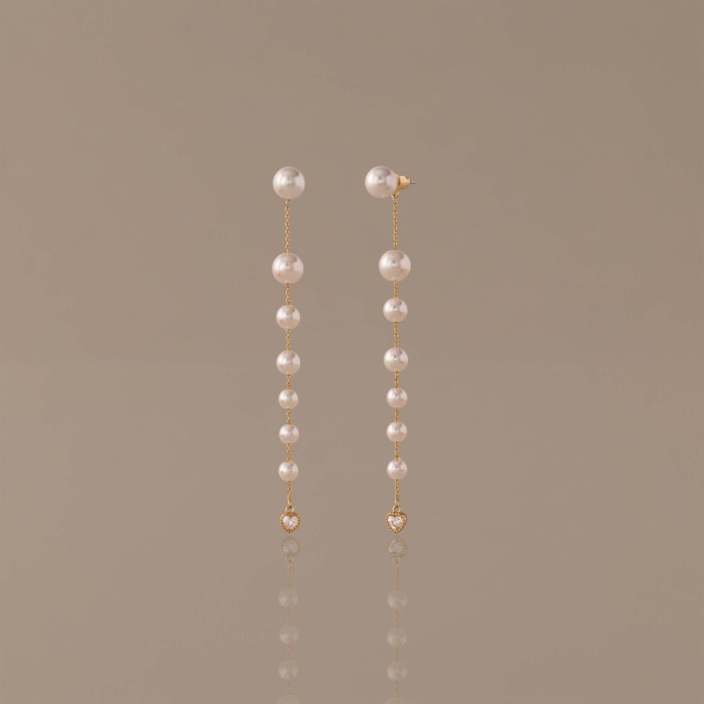 Waterfall Pearl Earrings