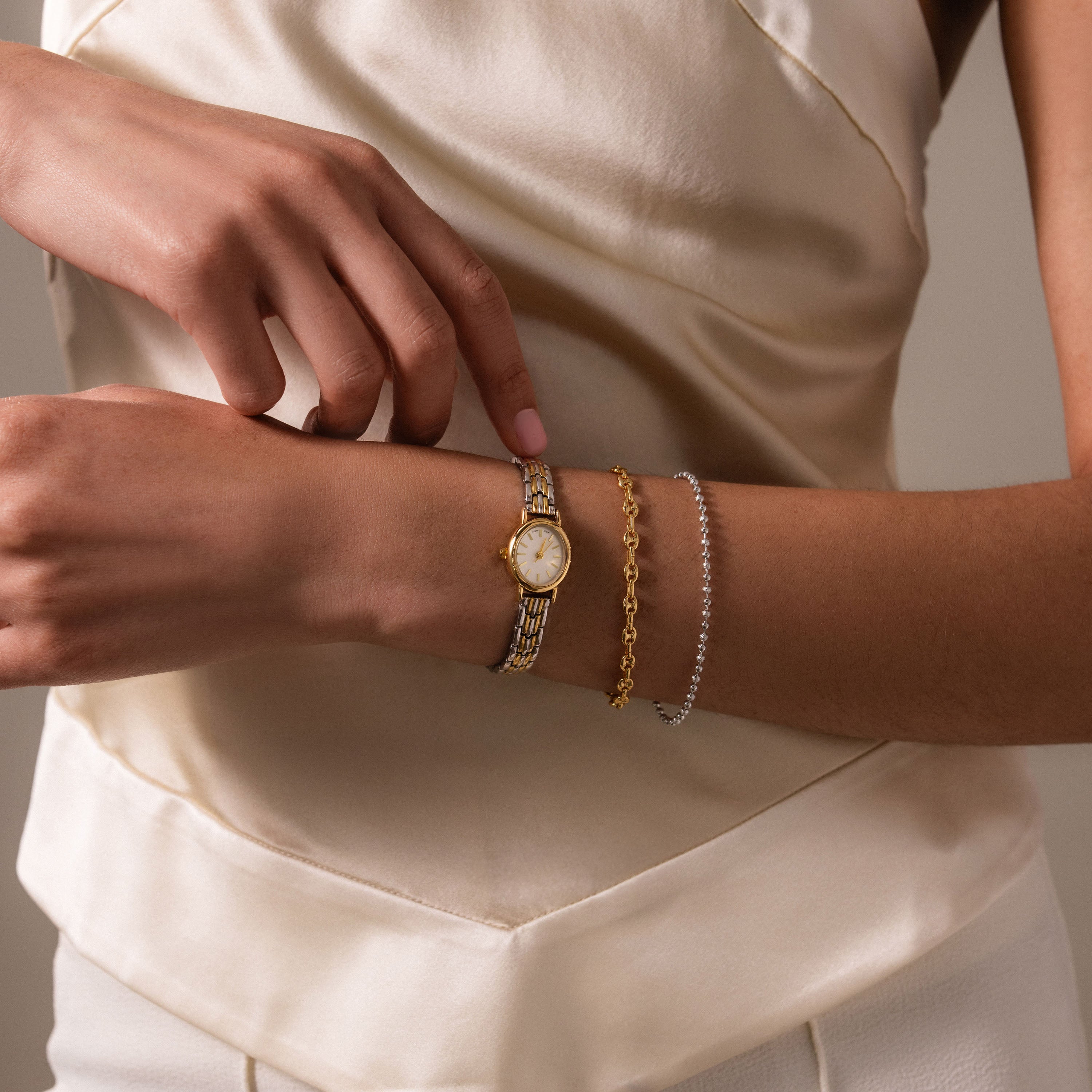 Balance Oval Link Timepiece