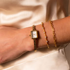 Divine Rectangular Link Timepiece