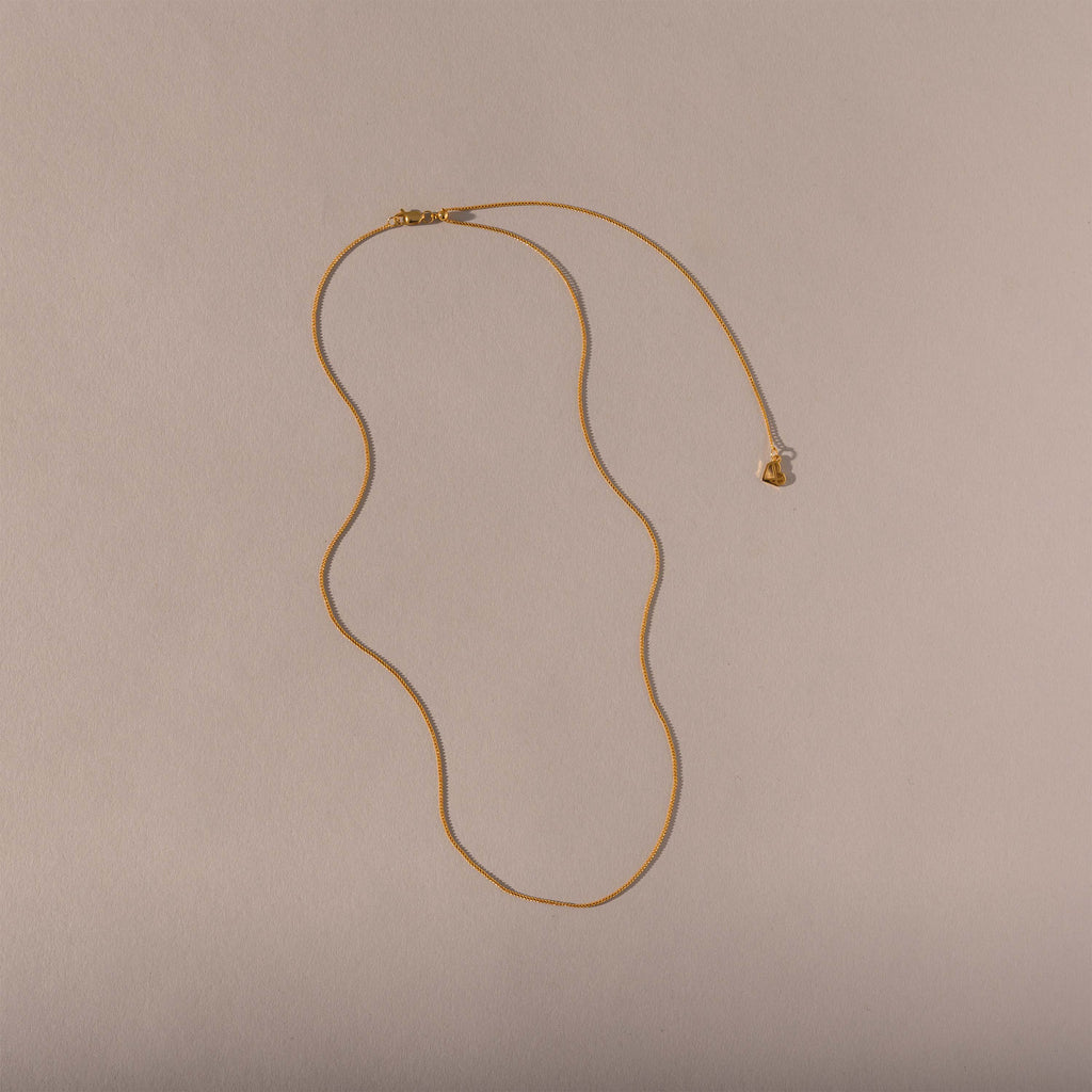 Adjustable Chain Necklace in 18K Gold