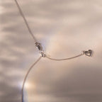 Adjustable Chain Necklace in Silver