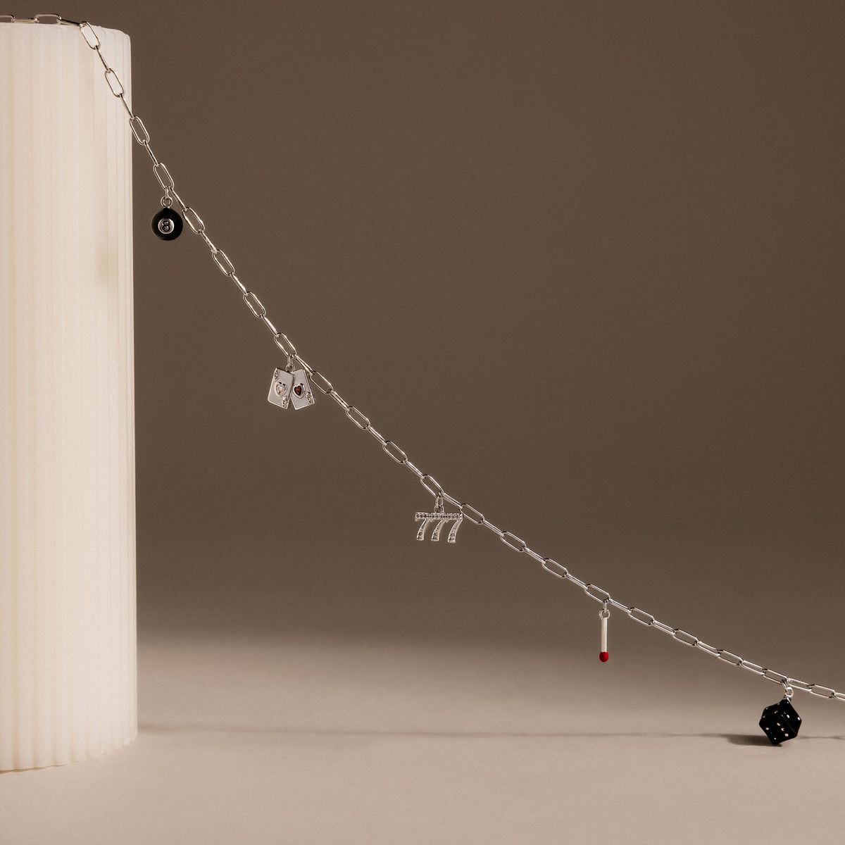 House of Luck Necklace in Silver