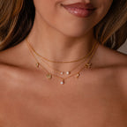 Romantic Coquette Necklace in Silver