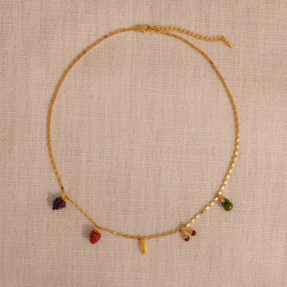 Fruit Stand Necklace in 18K Gold