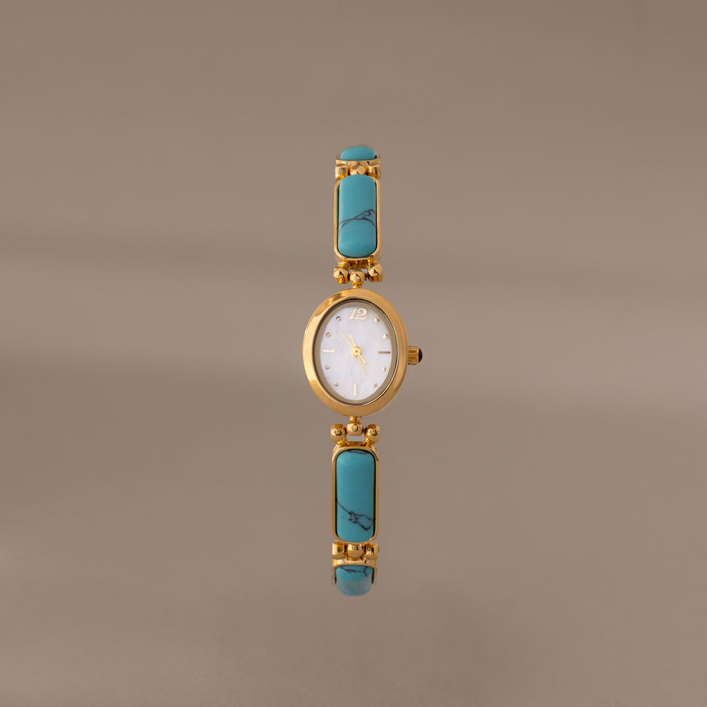 Turquoise Band Timepiece
