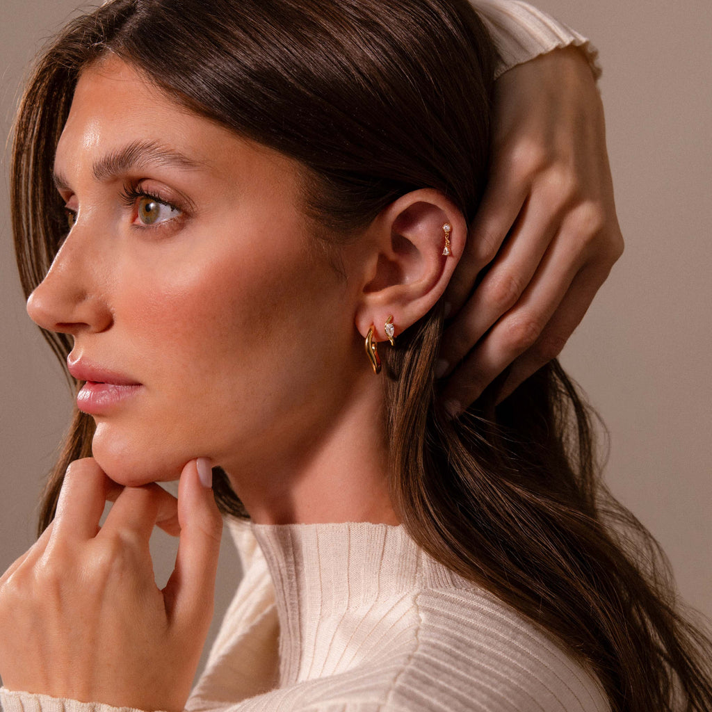 Organic Wave Earrings