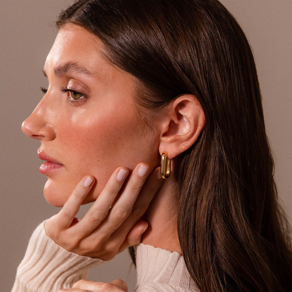 Chunky Link Hoops