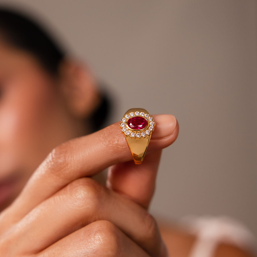 Heirloom Ruby Signet Ring