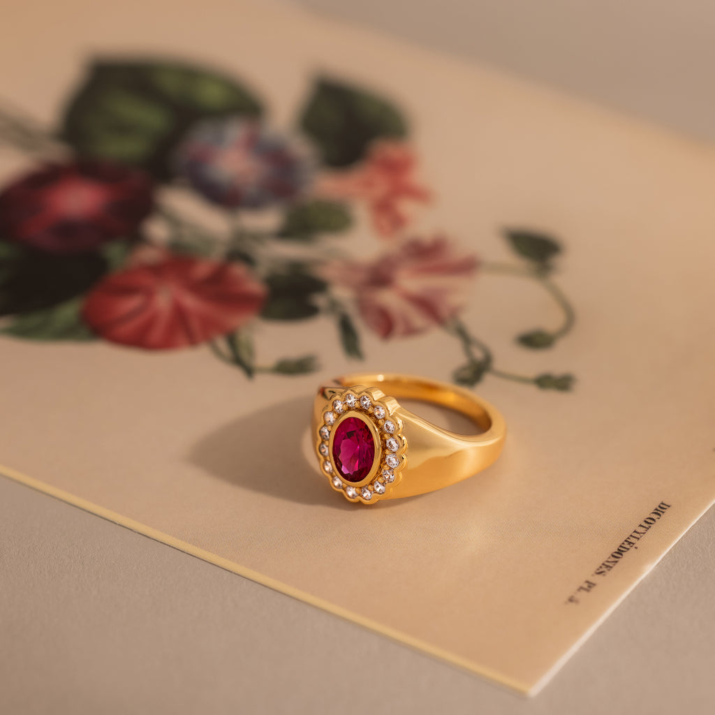 Heirloom Ruby Signet Ring