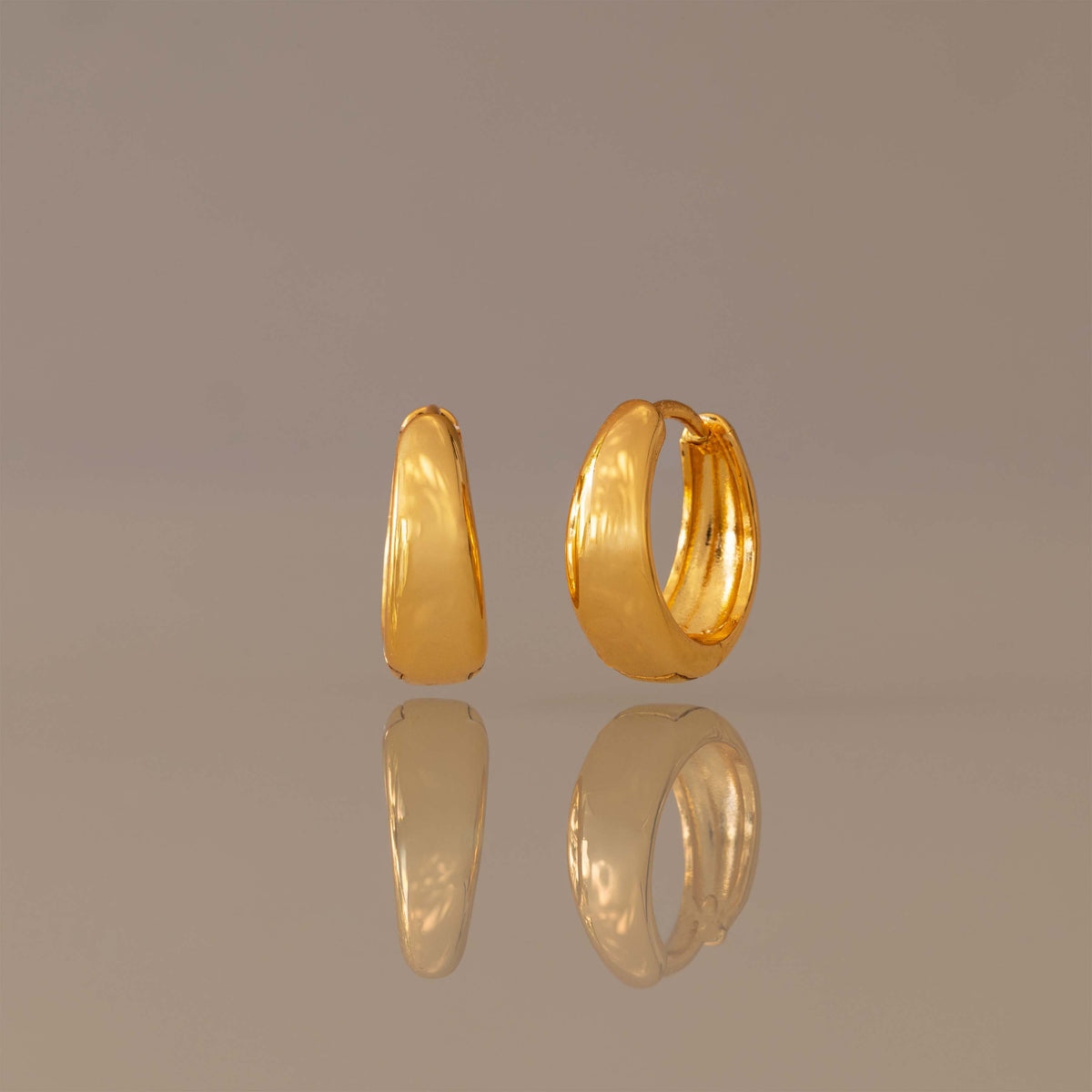 Bold Sculpted Hoops