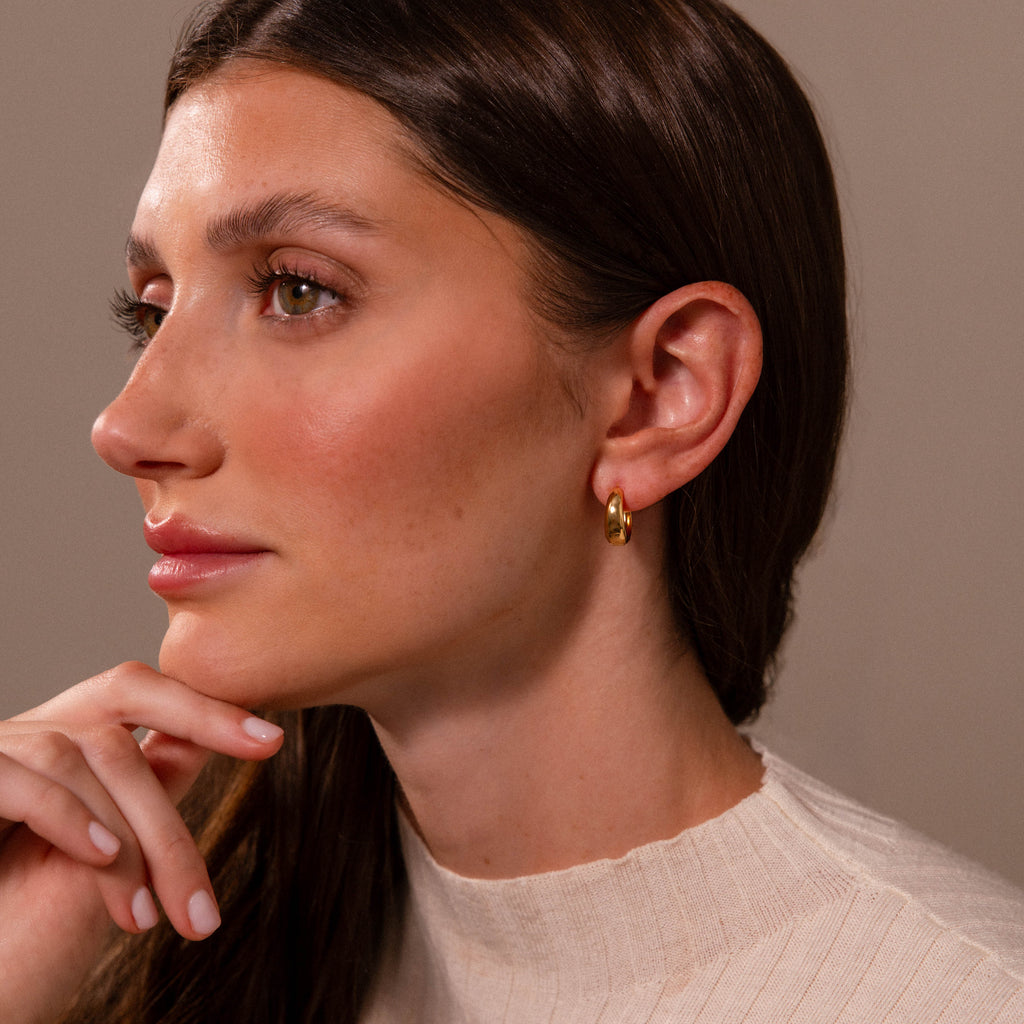 Signature Bold Sculpted Hoops